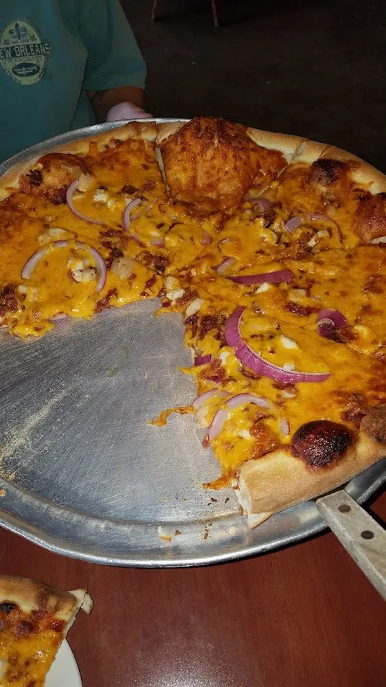 BBQ Chicken Pizza with Extra Cheese